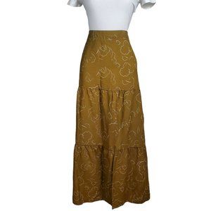 Nine West Slit Front Maxi Skirt size M